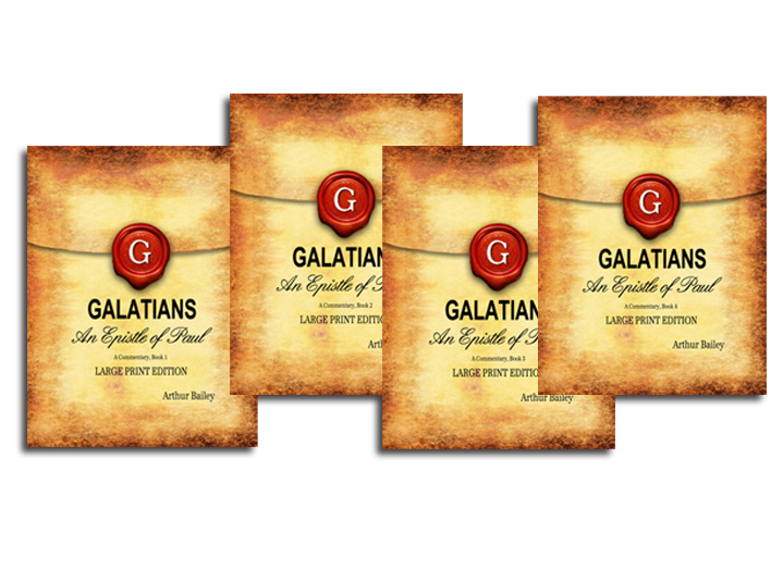GALATIANS (LARGE PRINT) COMMENTARY COMPLETE 4 VOLUME SET