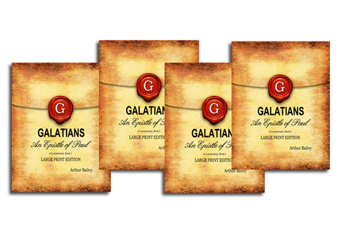 GALATIANS (LARGE PRINT) COMMENTARY COMPLETE 4 VOLUME SET