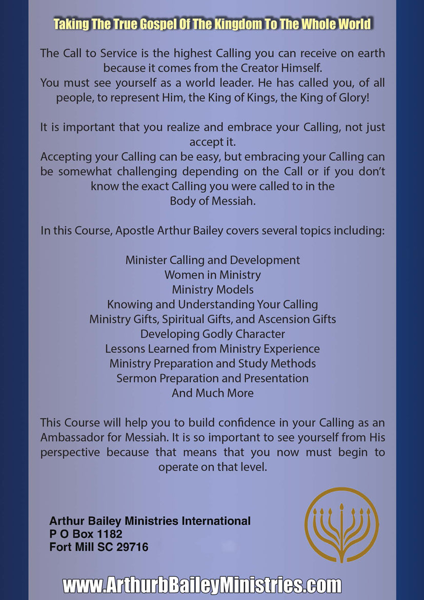 Minister Training Course