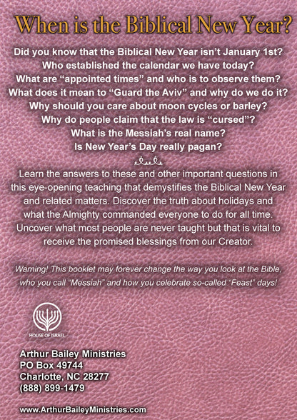 The Biblical New Year (Book)