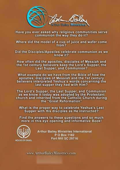 The Lord's Supper, The Last Supper, Communion